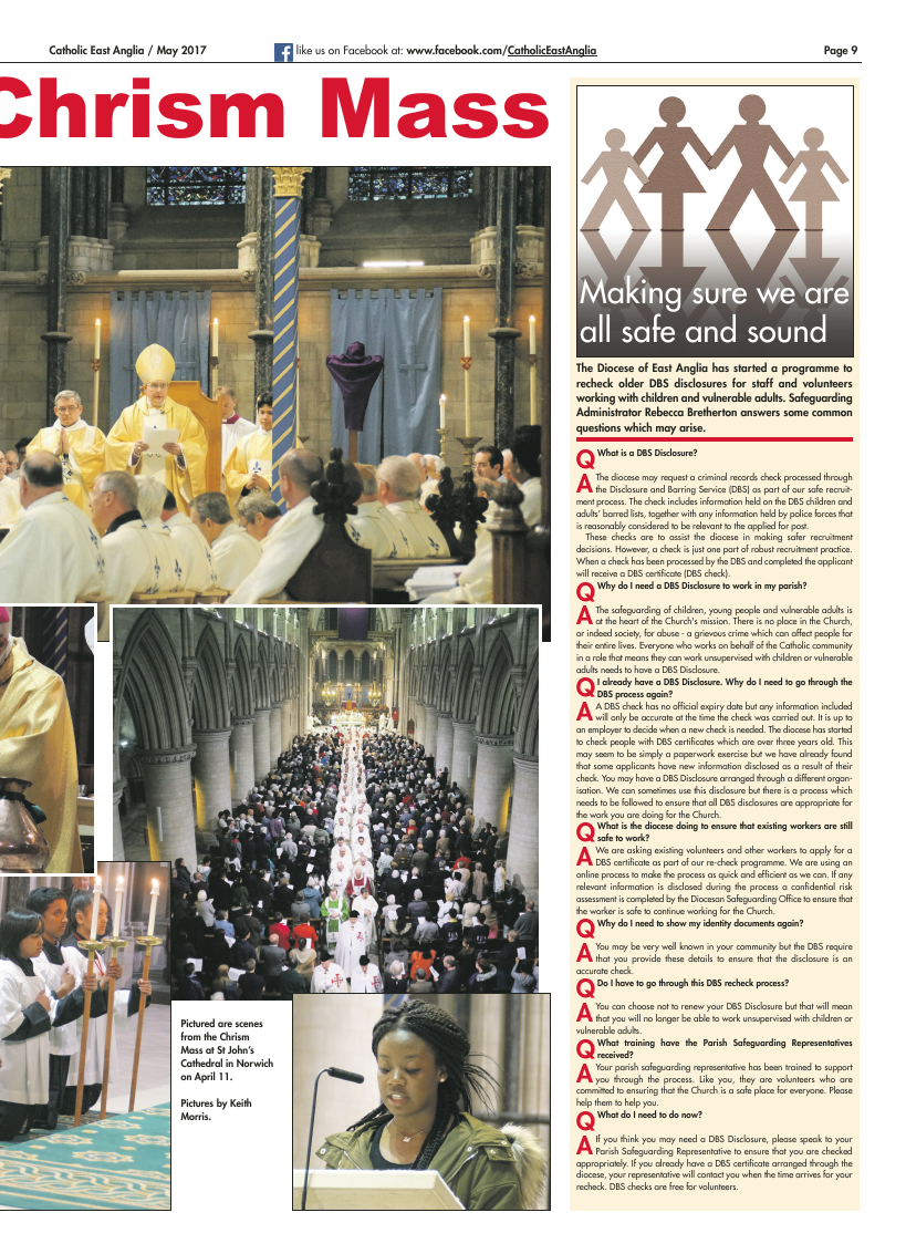 May 2017 edition of the Catholic East Anglia - Page 