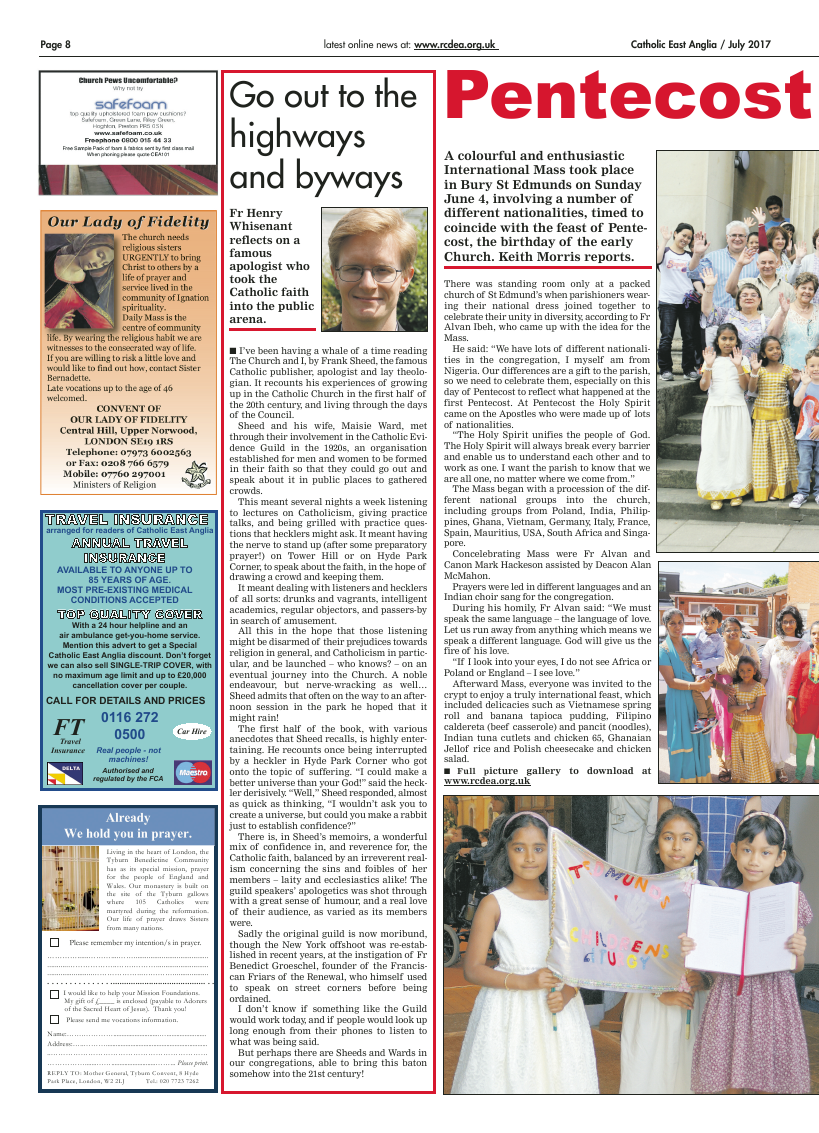 July 2017 edition of the Catholic East Anglia - Page 