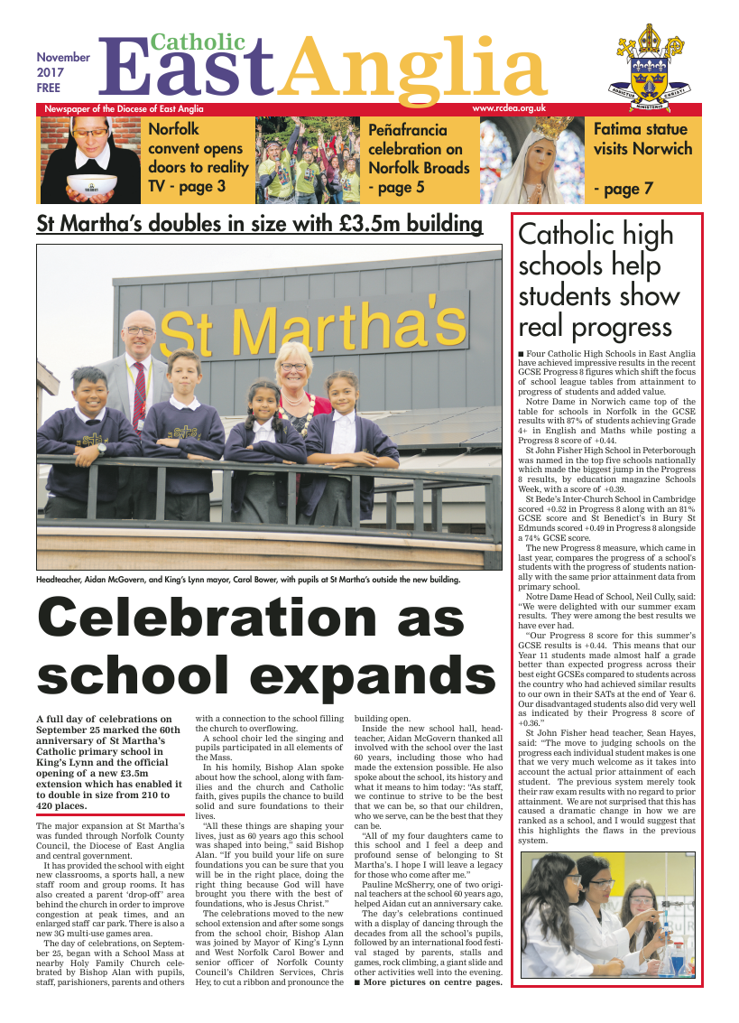 Nov 2017 edition of the Catholic East Anglia - Page 