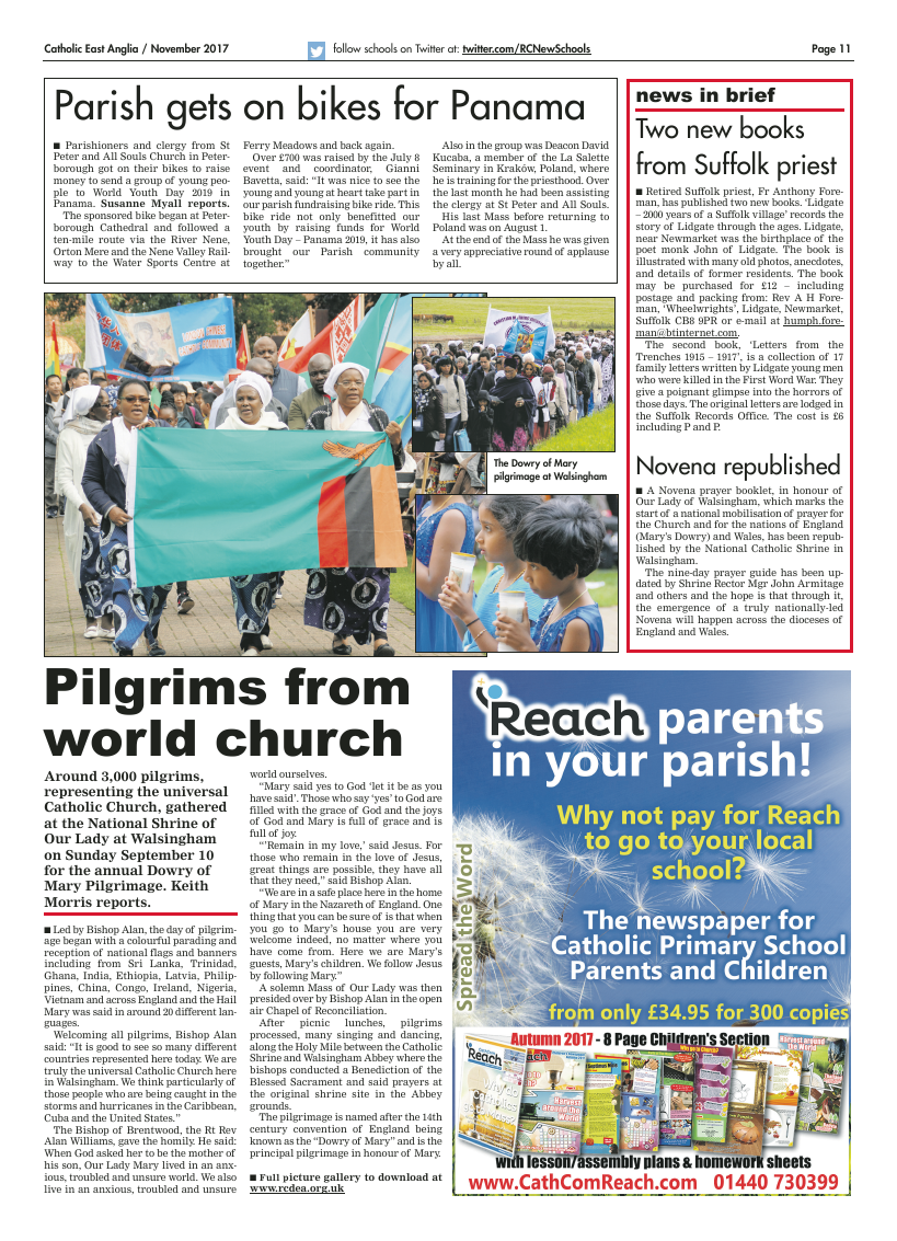 Nov 2017 edition of the Catholic East Anglia - Page 