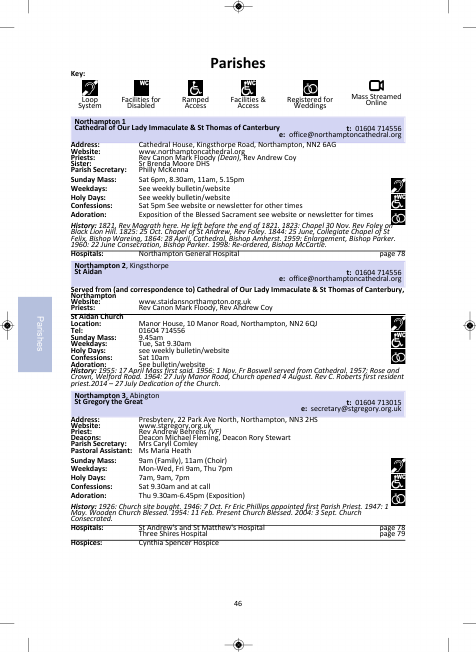 2021 edition of the Northampton Diocesan Directory