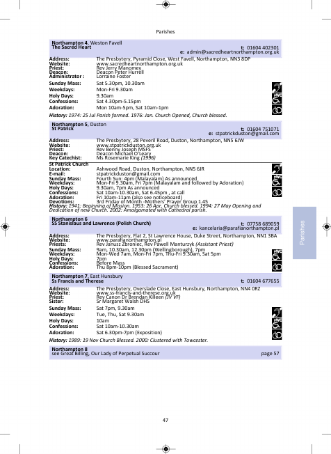 2021 edition of the Northampton Diocesan Directory