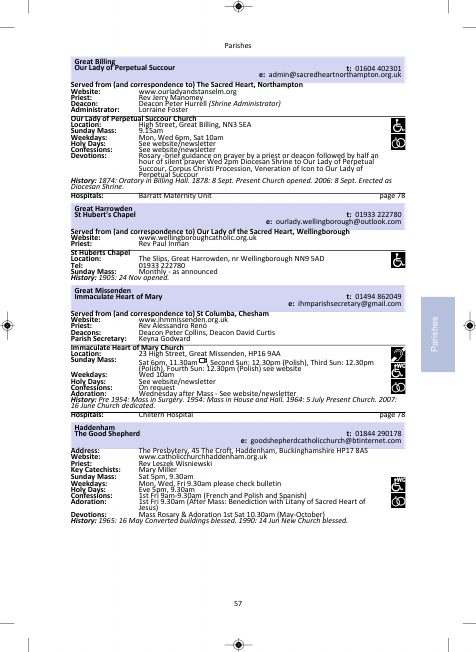 2021 edition of the Northampton Diocesan Directory