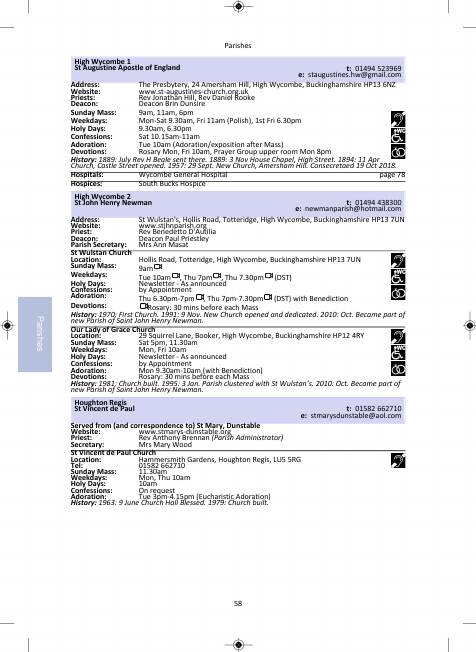 2021 edition of the Northampton Diocesan Directory