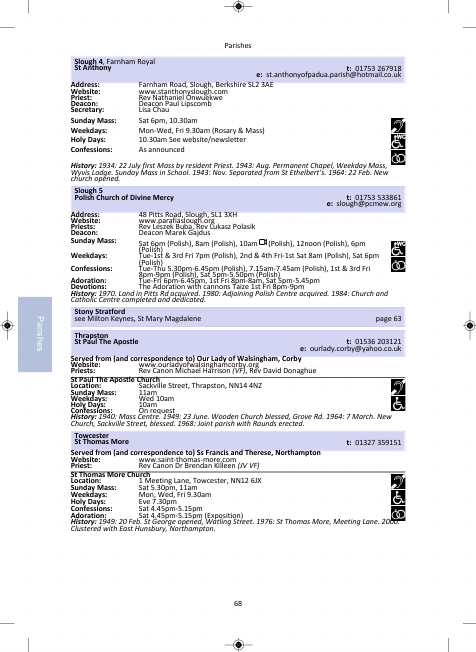 2021 edition of the Northampton Diocesan Directory