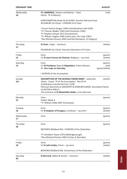 2022 edition of the Northampton Diocesan Directory