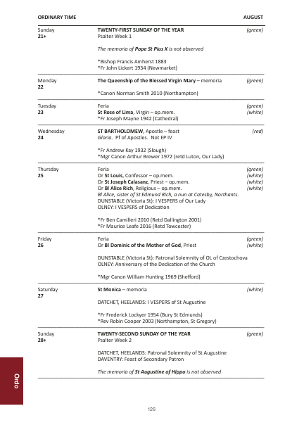 2022 edition of the Northampton Diocesan Directory