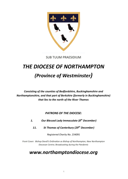 2022 edition of the Northampton Diocesan Directory