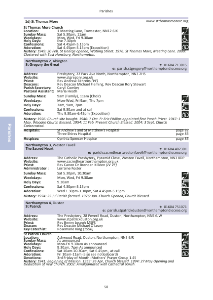 2022 edition of the Northampton Diocesan Directory