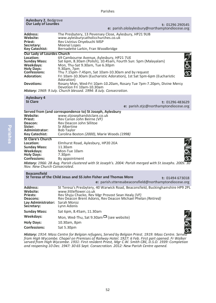 2022 edition of the Northampton Diocesan Directory