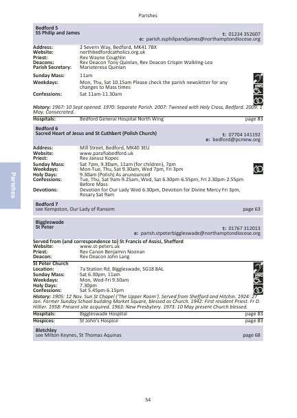 2022 edition of the Northampton Diocesan Directory