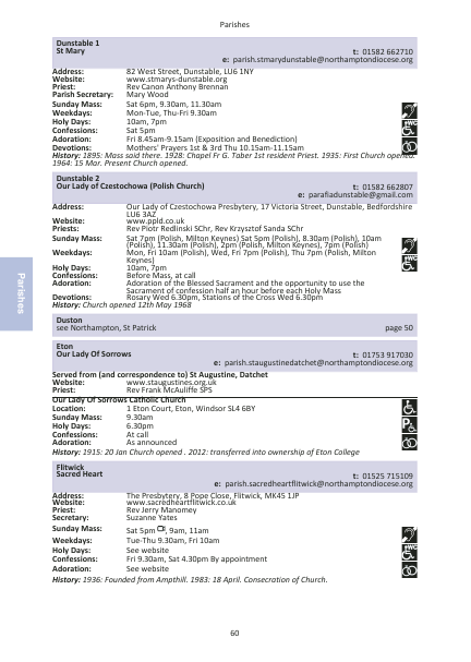 2022 edition of the Northampton Diocesan Directory