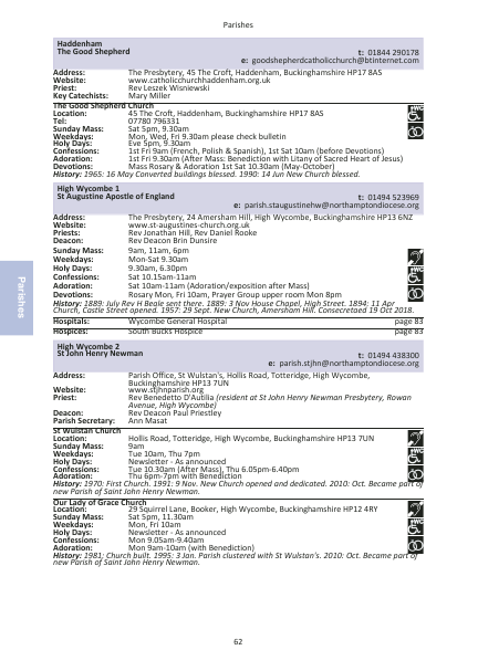 2022 edition of the Northampton Diocesan Directory