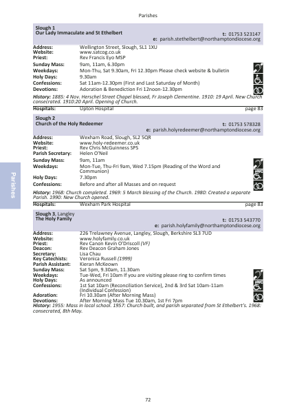 2022 edition of the Northampton Diocesan Directory