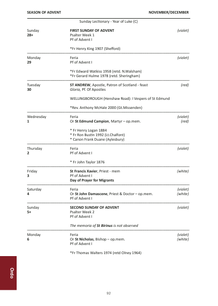 2022 edition of the Northampton Diocesan Directory