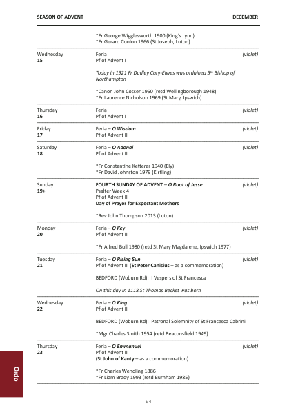 2022 edition of the Northampton Diocesan Directory