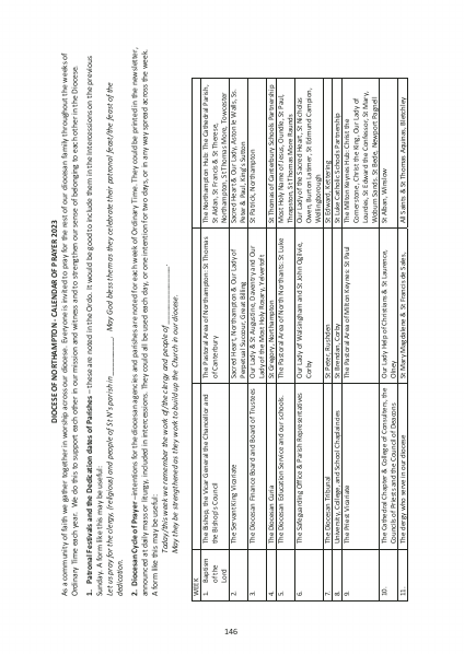 2023 edition of the Northampton Diocesan Directory