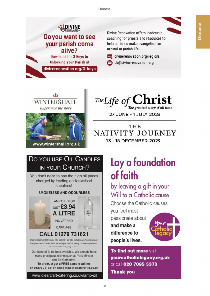 2023 edition of the Northampton Diocesan Directory