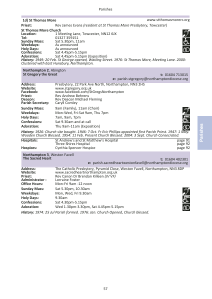 2023 edition of the Northampton Diocesan Directory