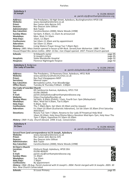 2023 edition of the Northampton Diocesan Directory