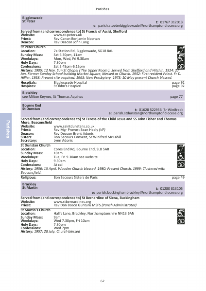 2023 edition of the Northampton Diocesan Directory