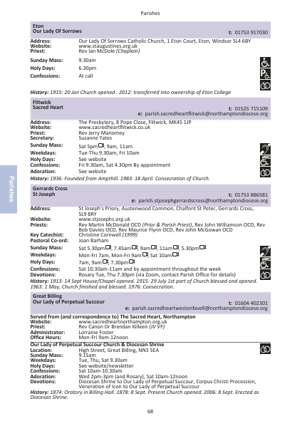 2023 edition of the Northampton Diocesan Directory