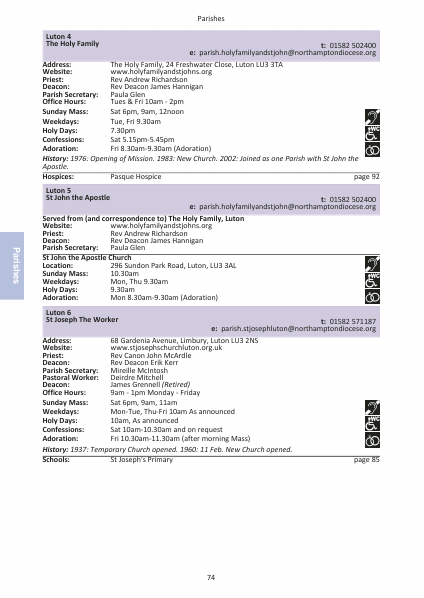 2023 edition of the Northampton Diocesan Directory