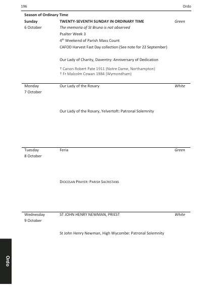 2024 edition of the Northampton Diocesan Directory