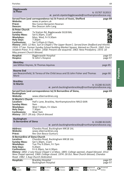 2024 edition of the Northampton Diocesan Directory