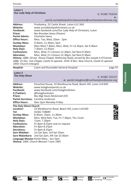 2024 edition of the Northampton Diocesan Directory