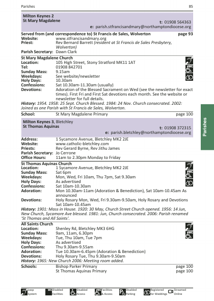 2024 edition of the Northampton Diocesan Directory