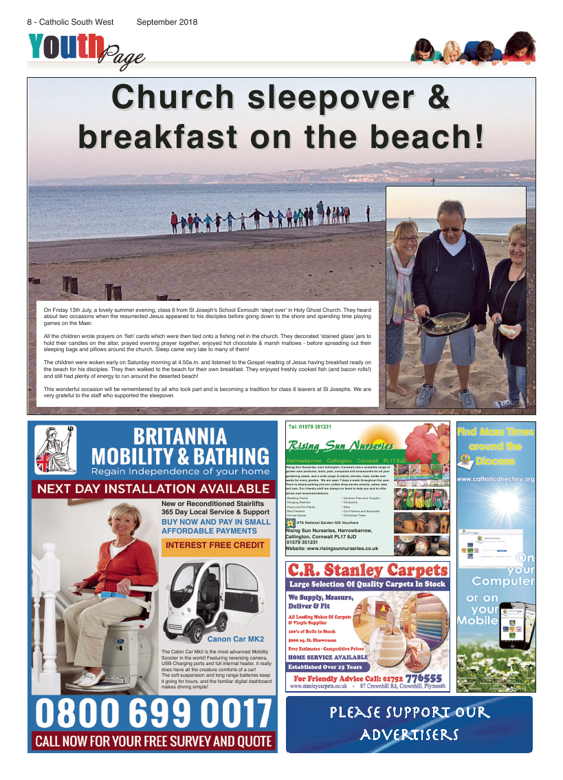 Sept 2018 edition of the Catholic South West - Page 