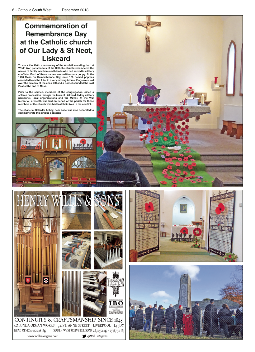 Dec 2018 edition of the Catholic South West - Page 