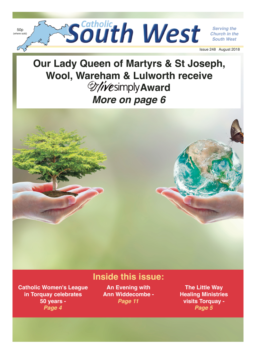 Aug 2018 edition of the Catholic South West - Page 