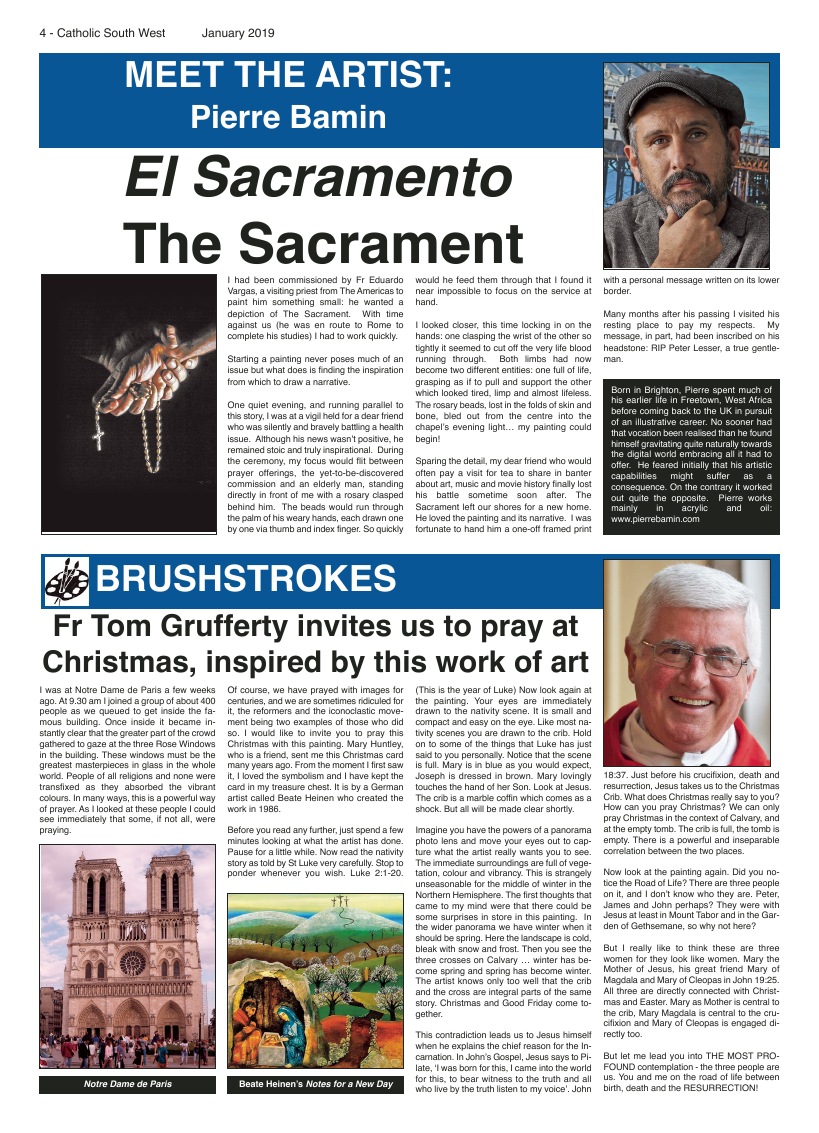 Jan 2019 edition of the Catholic South West - Page 