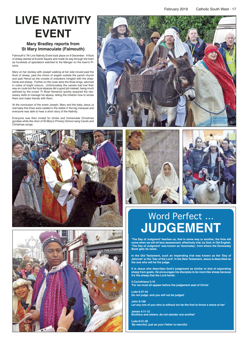 Feb 2019 edition of the Catholic South West - Page 