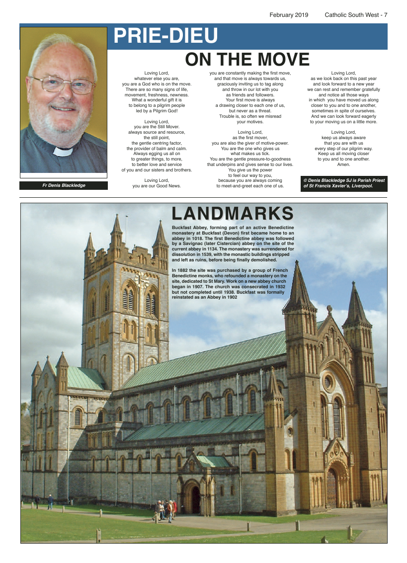 Feb 2019 edition of the Catholic South West - Page 