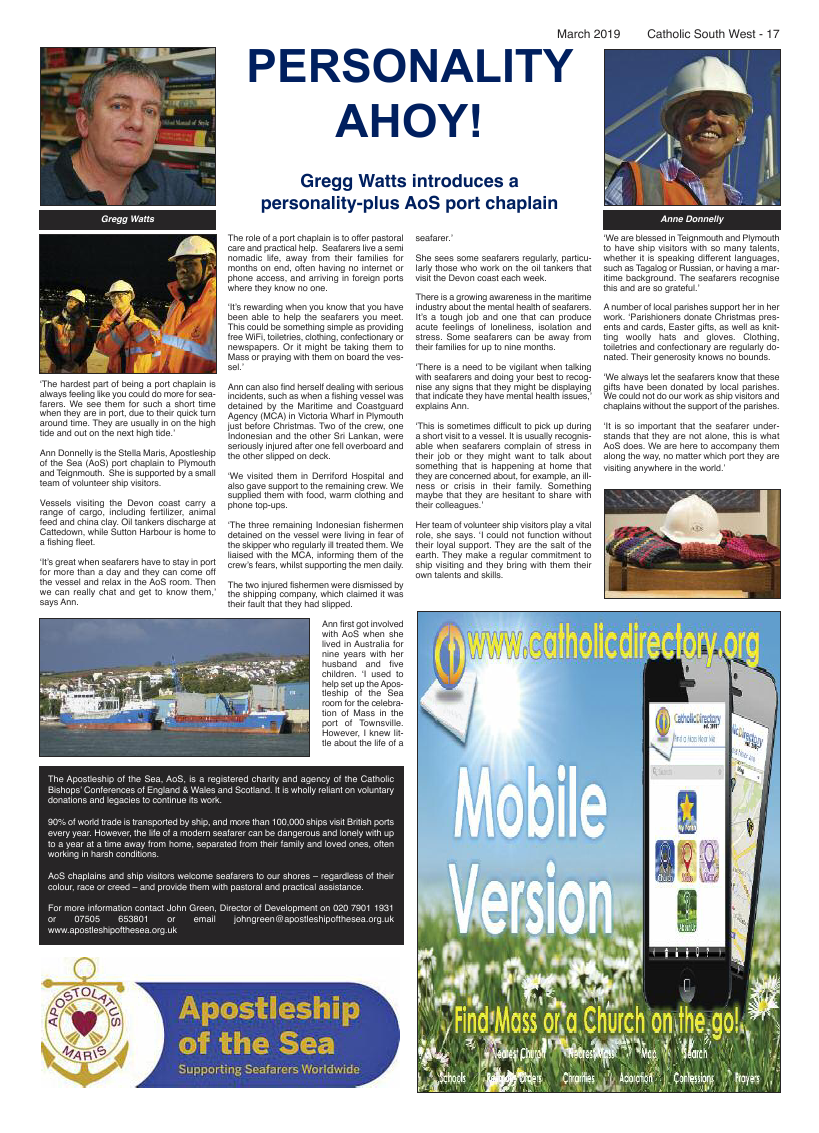 Mar 2019 edition of the Catholic South West - Page 
