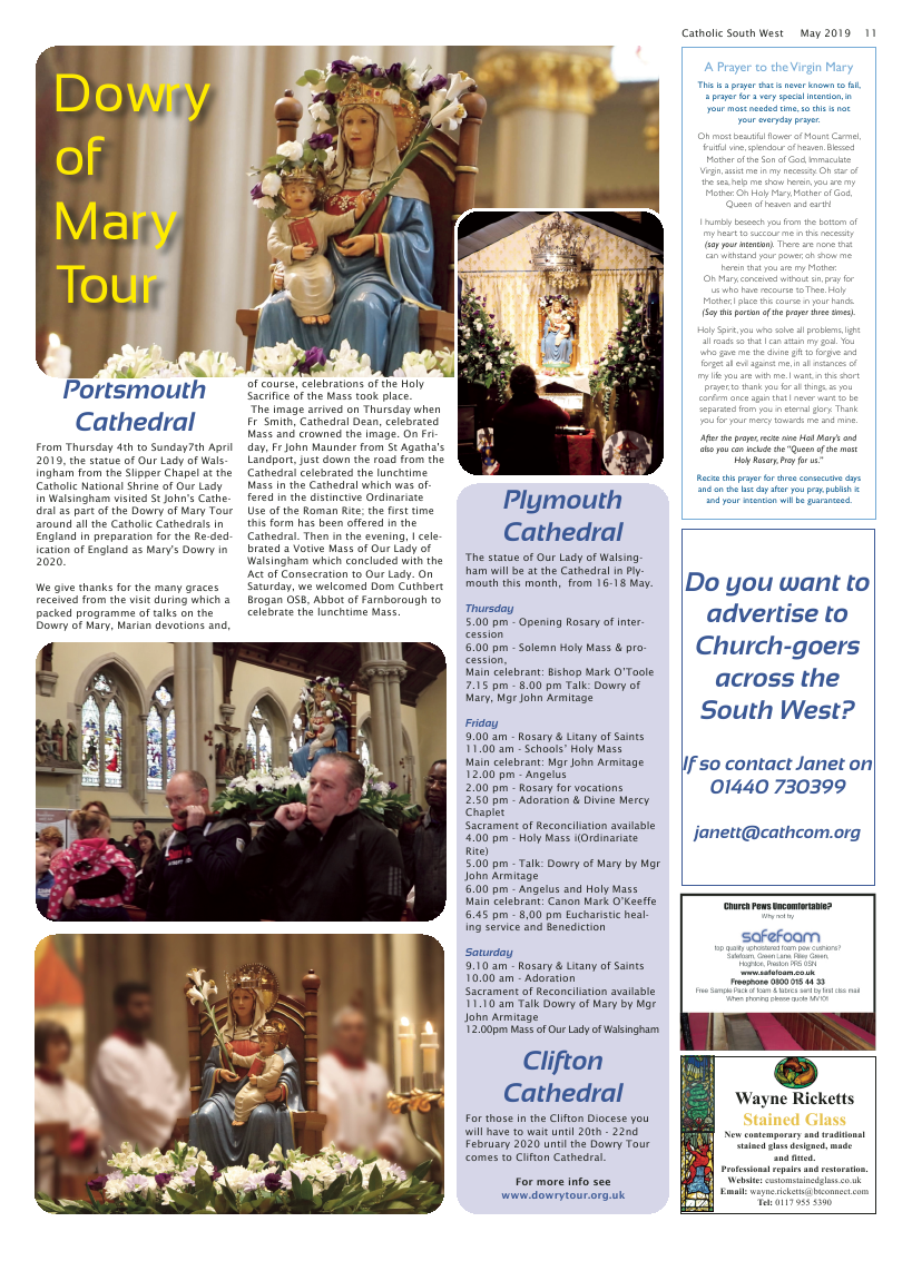 May 2019 edition of the Catholic South West - Page May 2019 edition of the Catholic South West - Page