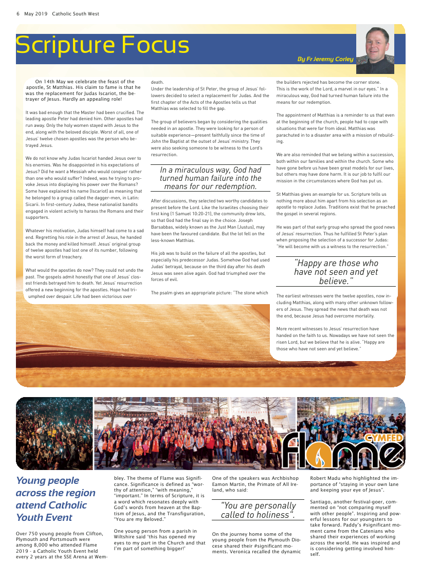 May 2019 edition of the Catholic South West - Page May 2019 edition of the Catholic South West - Page