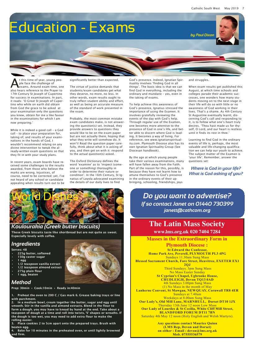 May 2019 edition of the Catholic South West - Page 