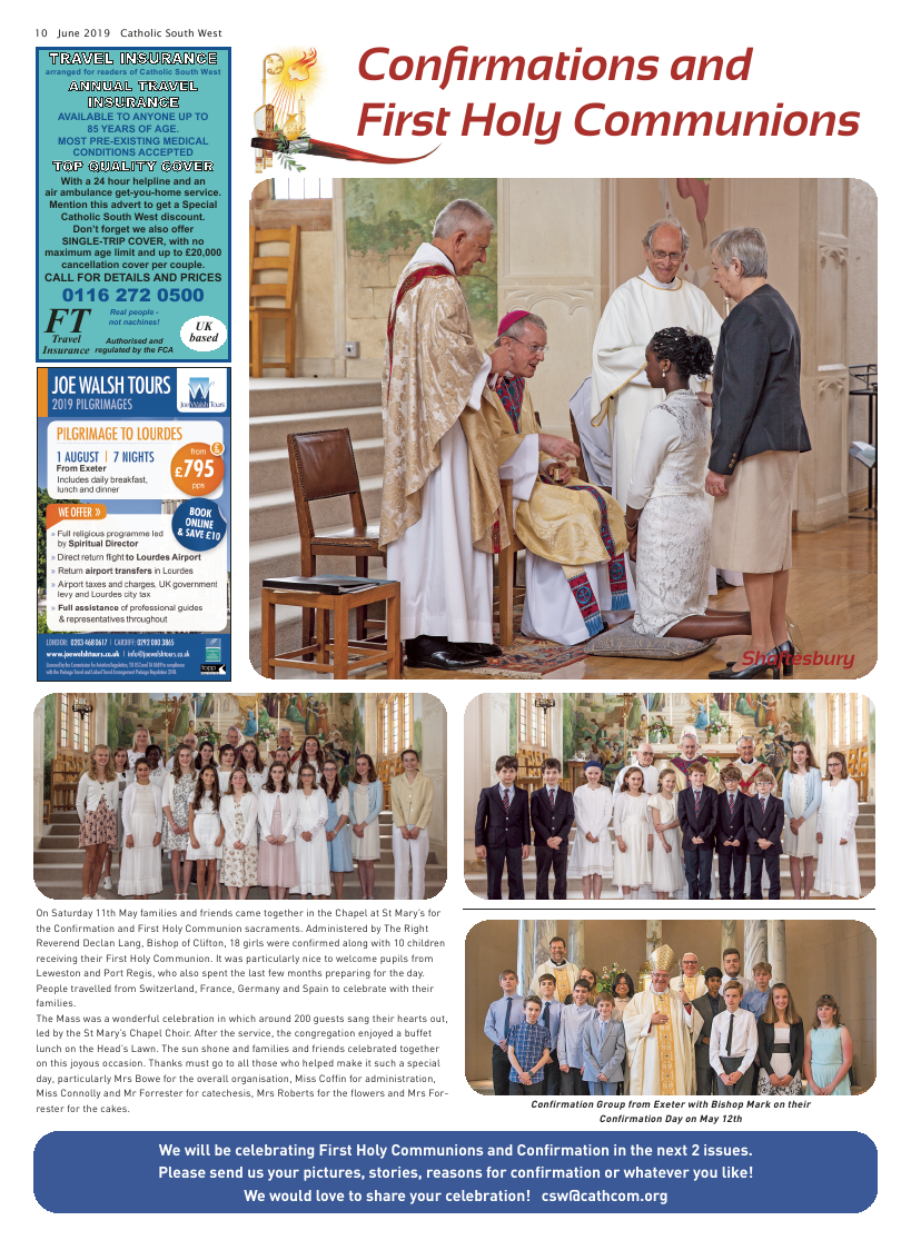 Jun 2019 edition of the Catholic South West - Page 