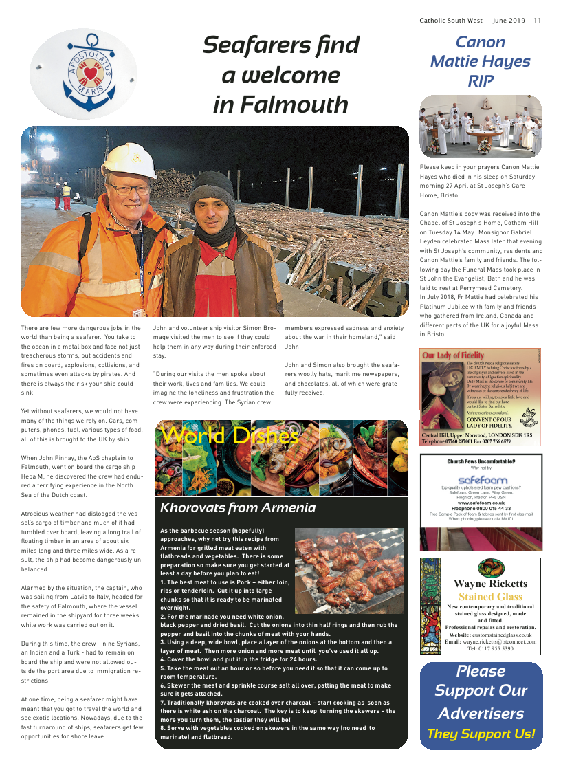 Jun 2019 edition of the Catholic South West - Page Jun 2019 edition of the Catholic South West - Page