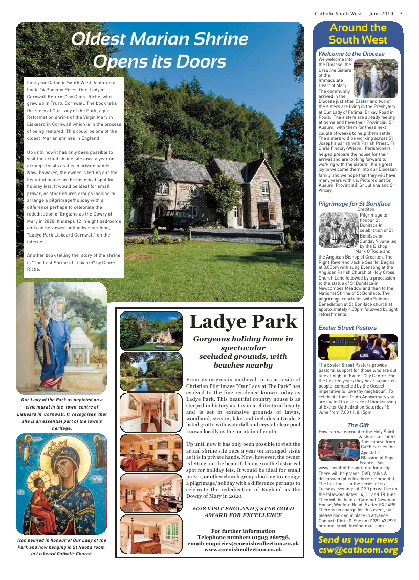 Jun 2019 edition of the Catholic South West - Page 