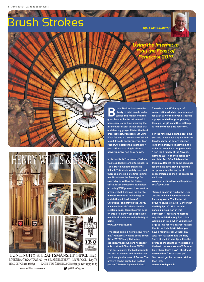 Jun 2019 edition of the Catholic South West - Page Jun 2019 edition of the Catholic South West - Page