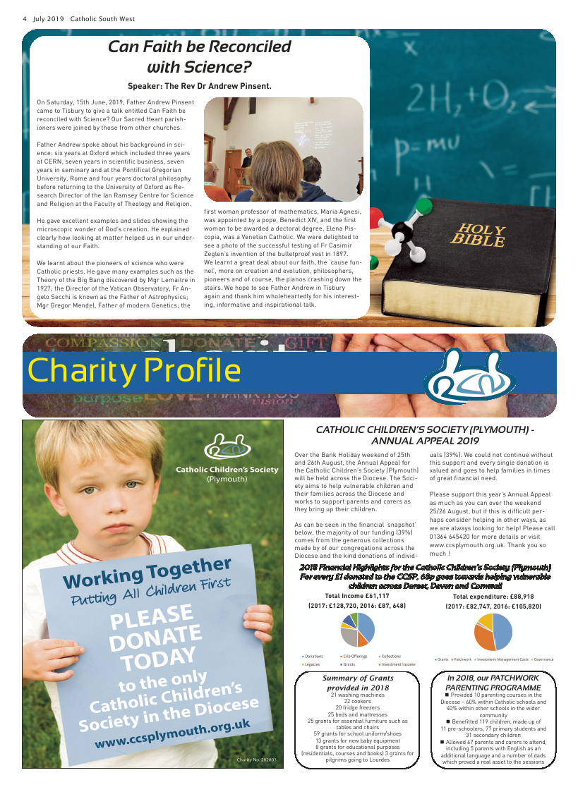 Jul 2019 edition of the Catholic South West - Page 