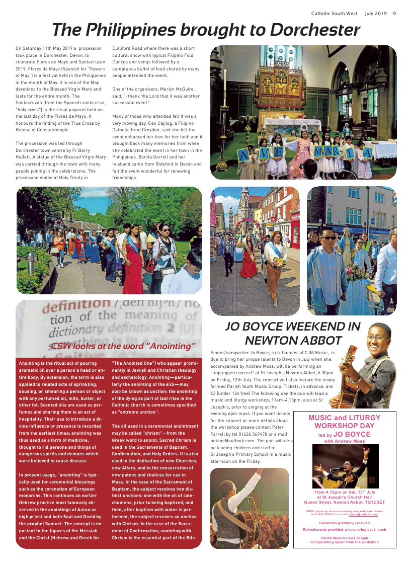 Jul 2019 edition of the Catholic South West - Page 