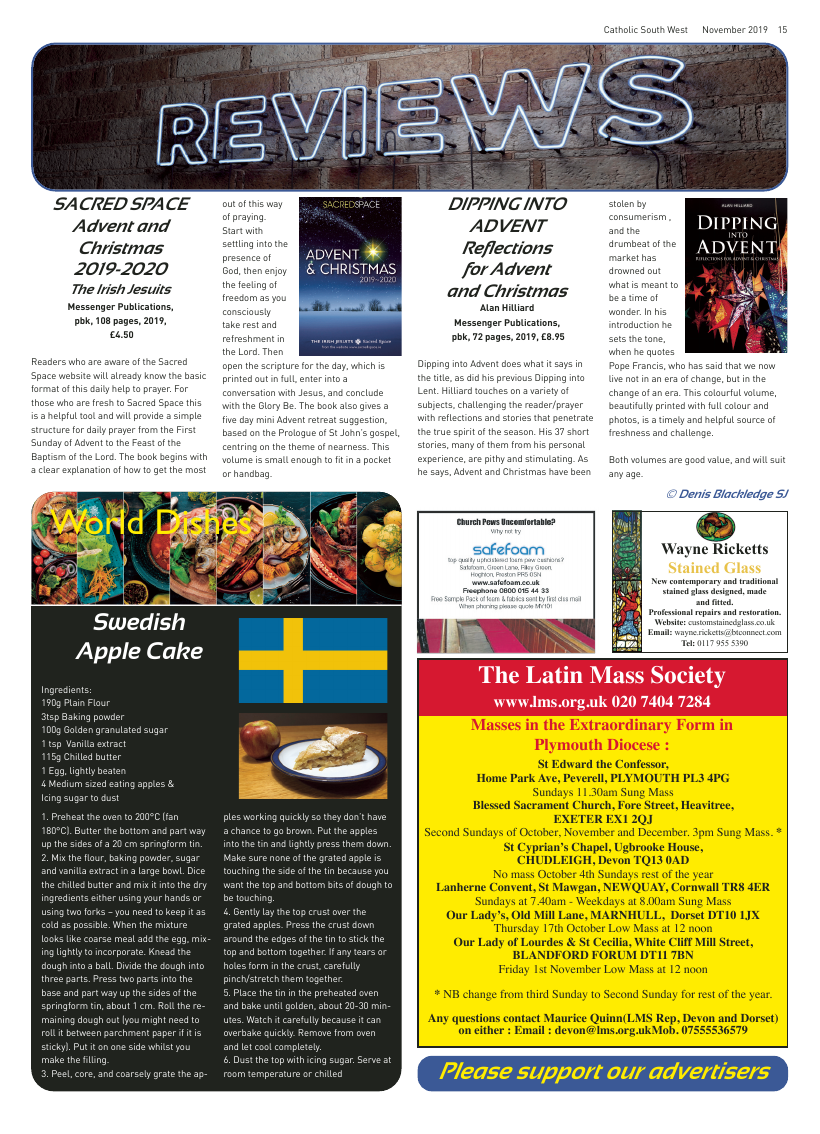 Nov 2019 edition of the Catholic South West - Page 