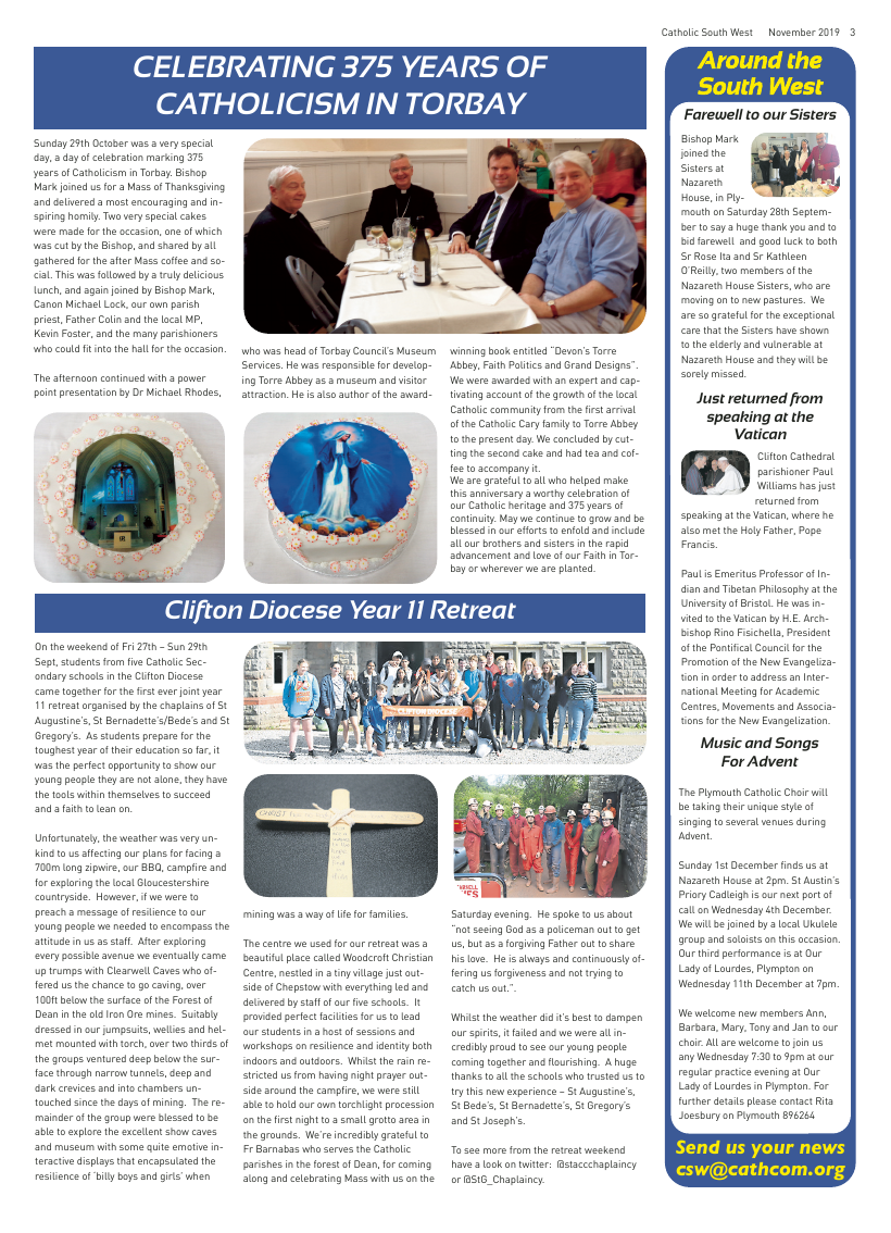 Nov 2019 edition of the Catholic South West - Page 