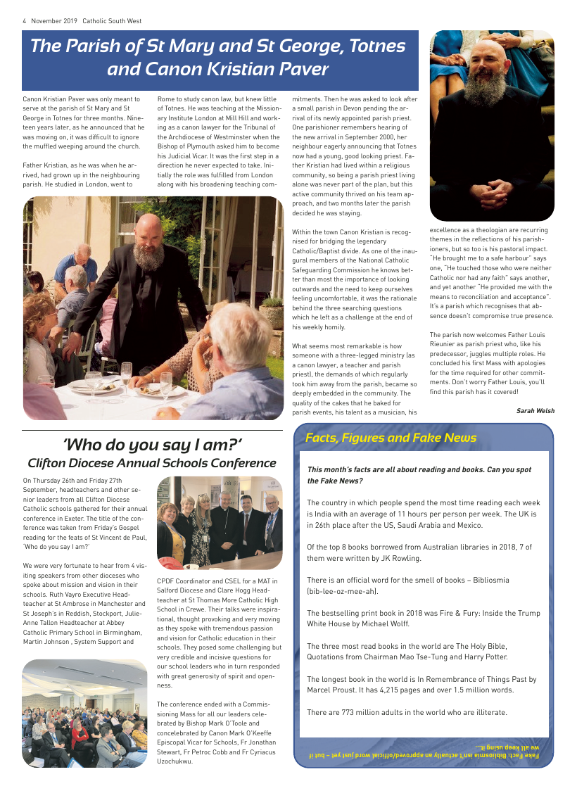 Nov 2019 edition of the Catholic South West - Page 